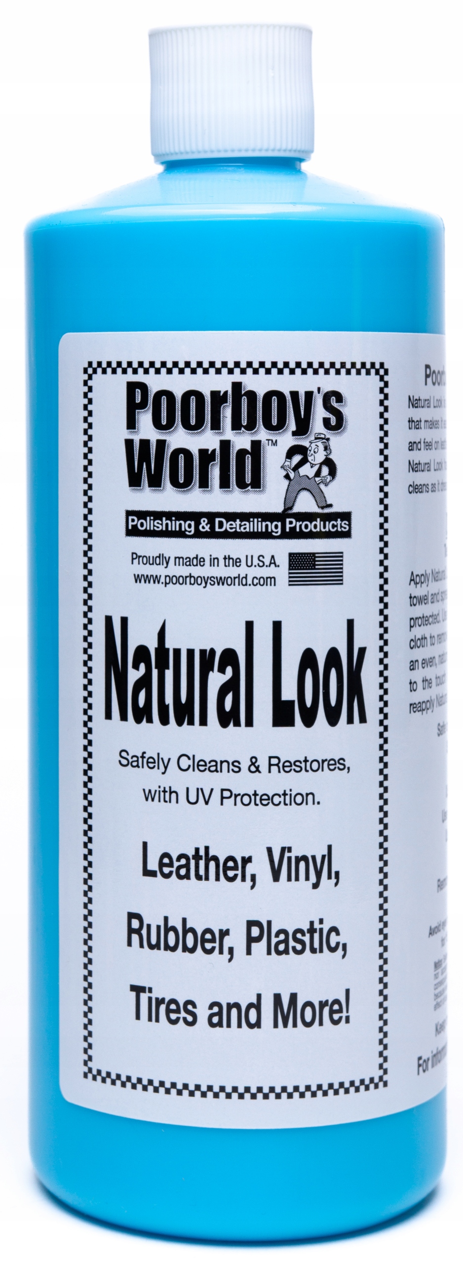 Dressing Do Wnętrza Poorboy's Natural Look 946ml Do Plastików Gumy Winylu