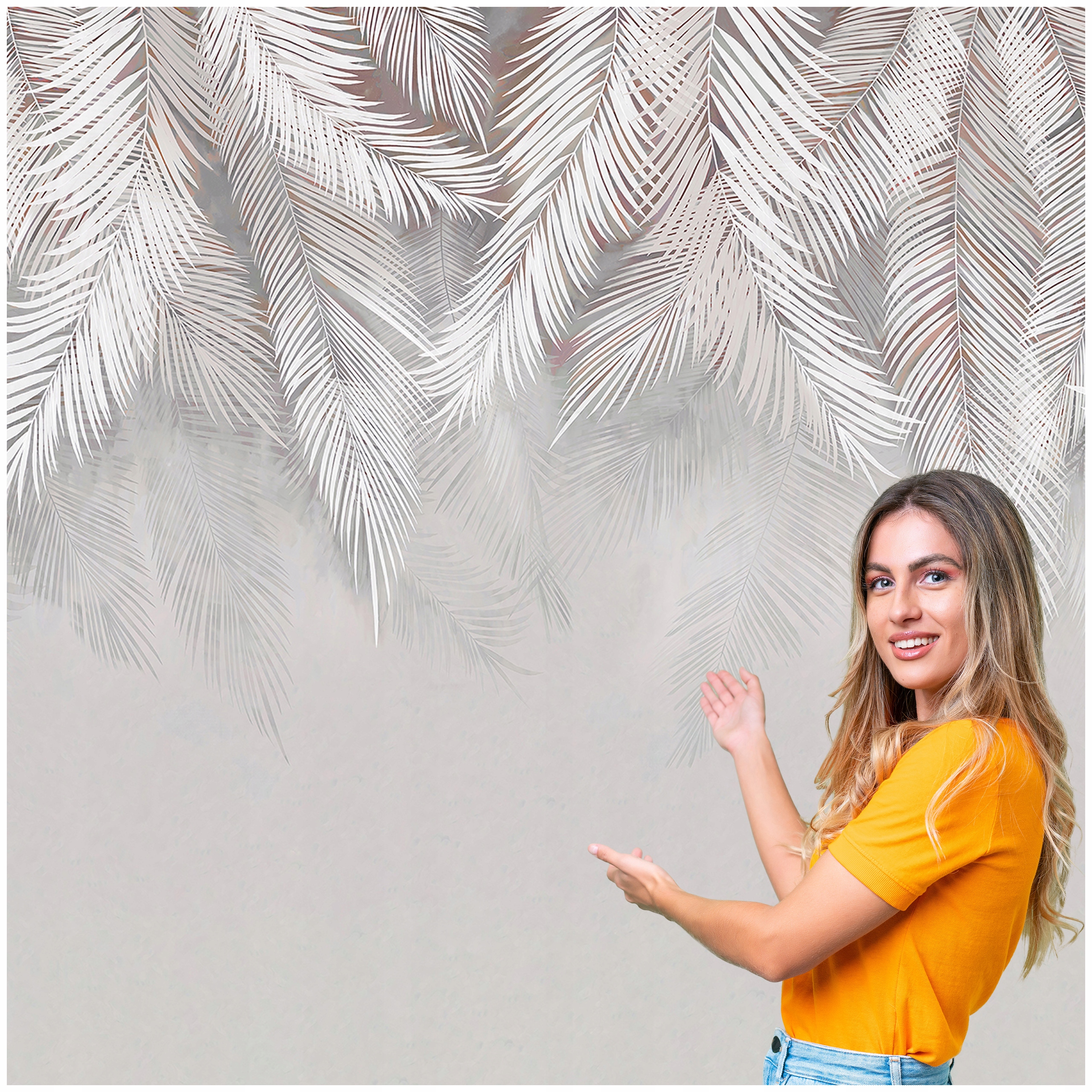 Fototapeta Závěsné Listy Palmy 294x260 05 W