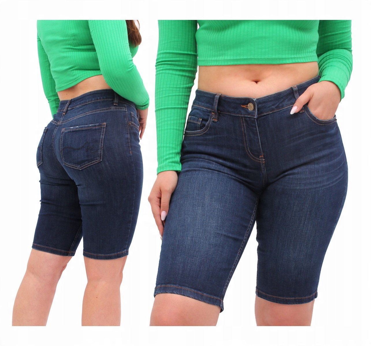 

Krótkie Spodenki Jeansowe spodenki damskie 38