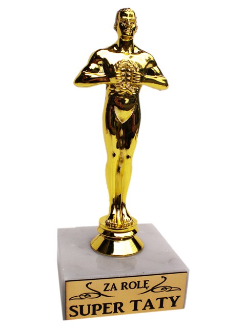 STATUETKA za Rolę Super Taty prezent 18,5 cm !!!
