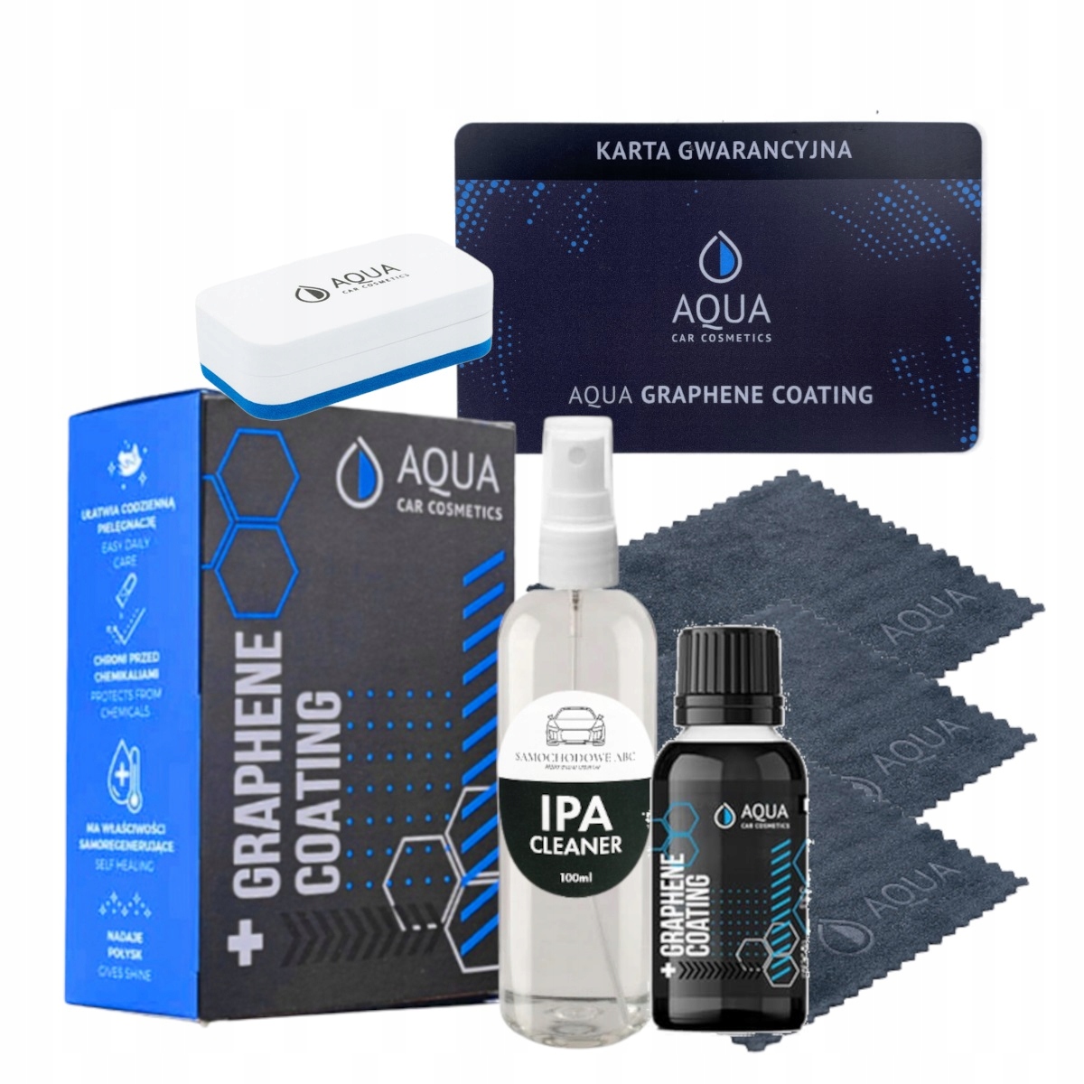 AQUA Graphene Coating 30ml POWŁOKA Z GRAFENEM 4lat