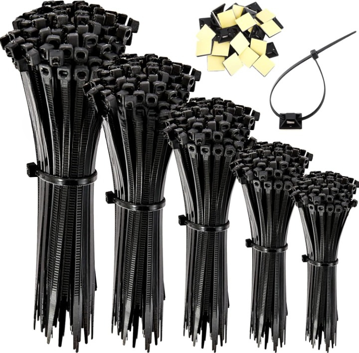 ZESTAW OPASEK UCISKOWYCH KABLOWYCH TRYTYTKI 1