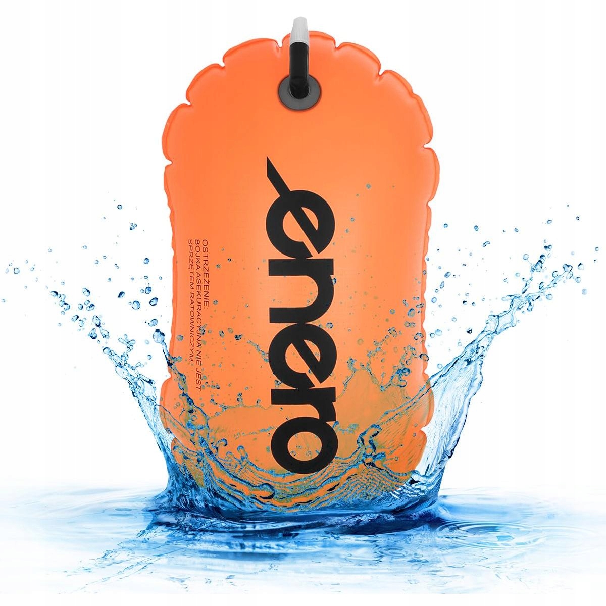 Bojka Dmuchana do Pływania Boja Asekuracyjna 8L Bezpieczeństwo ENERO Przeznaczenie pływanie