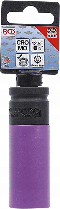 Nástavec 1/2" 22 mm pro hliníkové disky, Ultra Slim