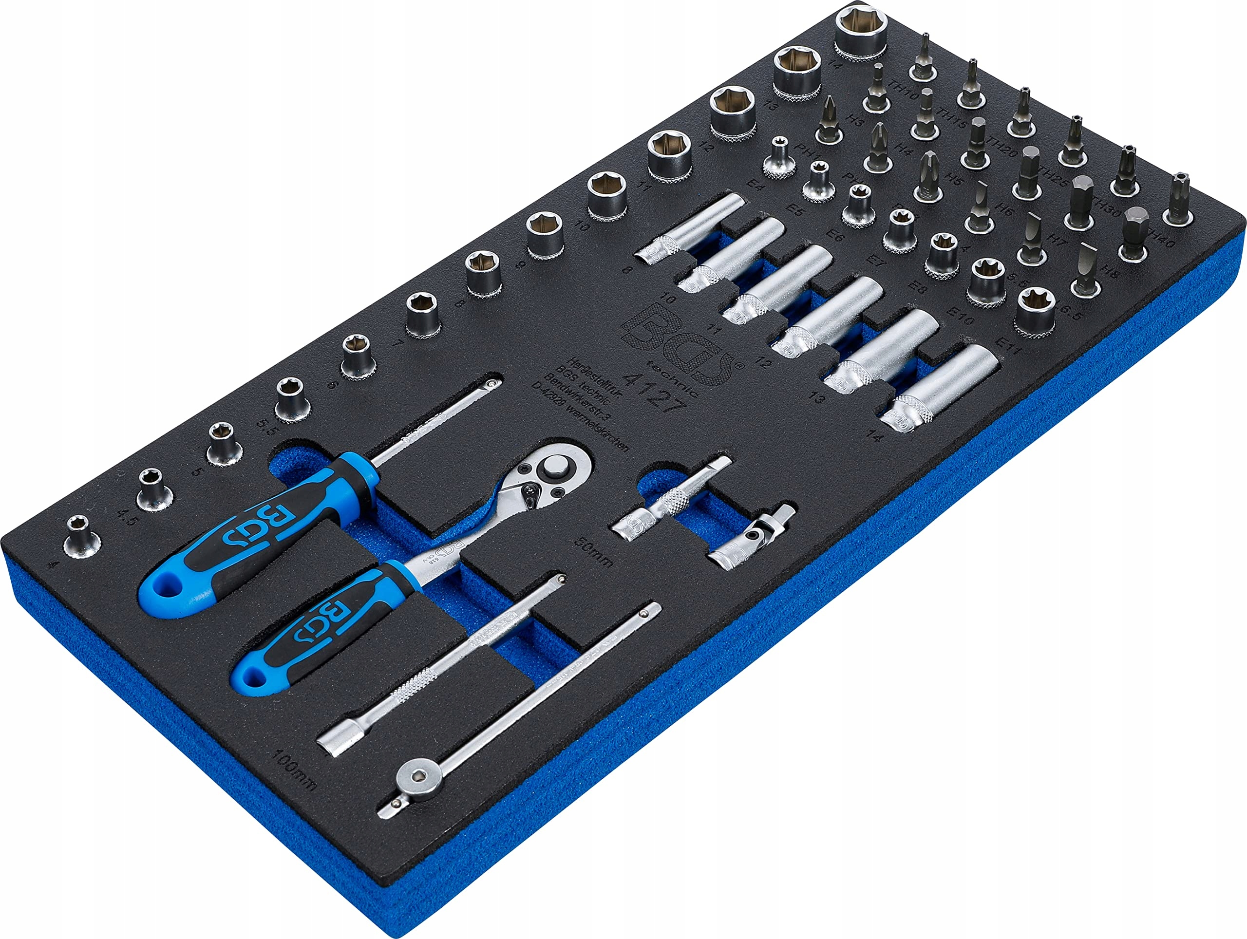 Bgs 4127 Wkładka do szuflady 1/3 zestaw kluczy