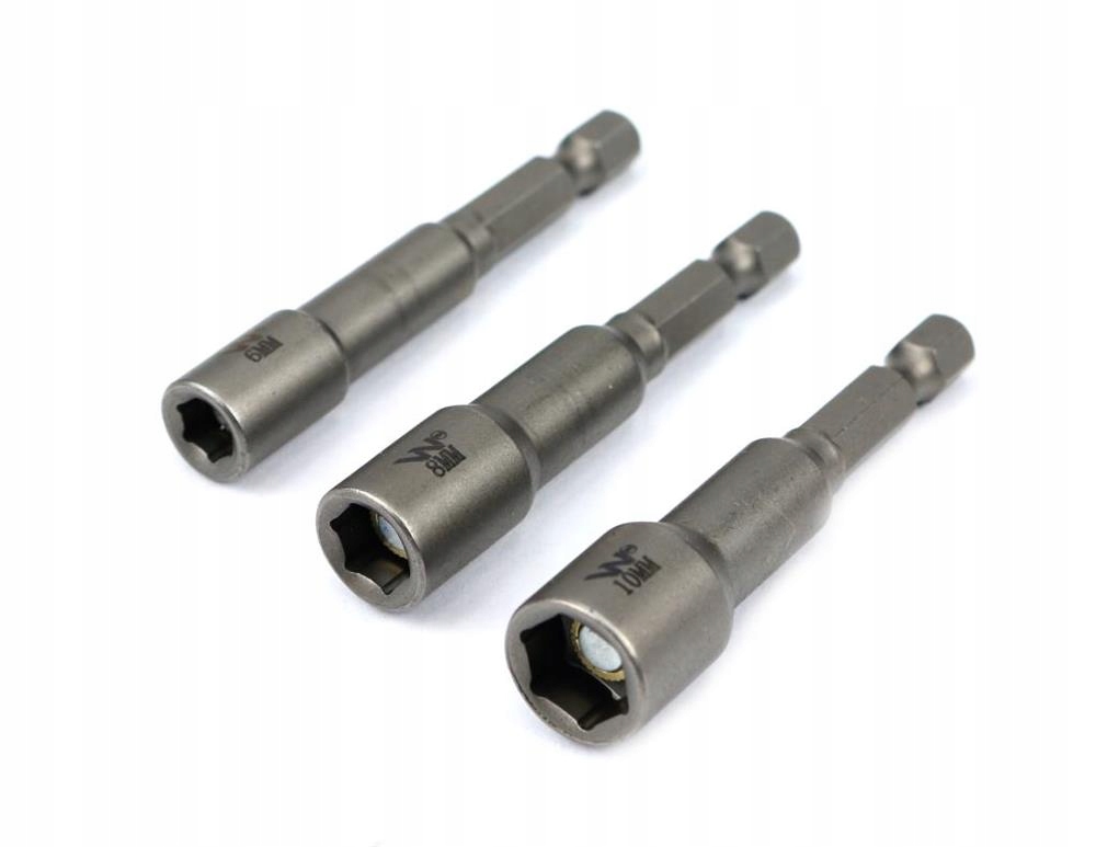 

Zestaw nasadek z uchwytem 6, 8, 10 mm Waryński