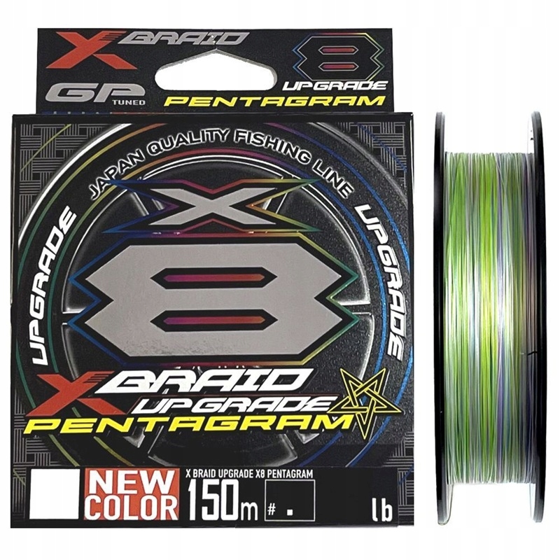 Ygk Plecionka X Braid 8X Upgrade Pentagram Pe 0.6# 0,128mm/6,3kg Mutlicolor