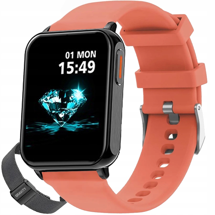 Chytré Hodinky Gravity GT17-10 červené