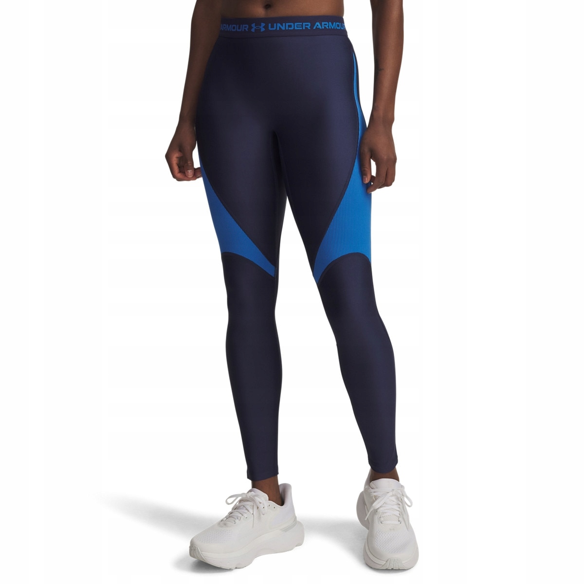 Under Armour Dámské legíny Under Armour Ua Hg Rib Legging-BLU