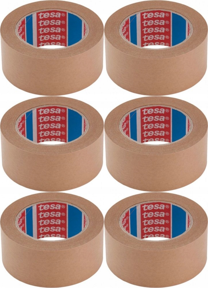 

Taśma pakowa tesa papierowa 50mx50mm brąz eco x6