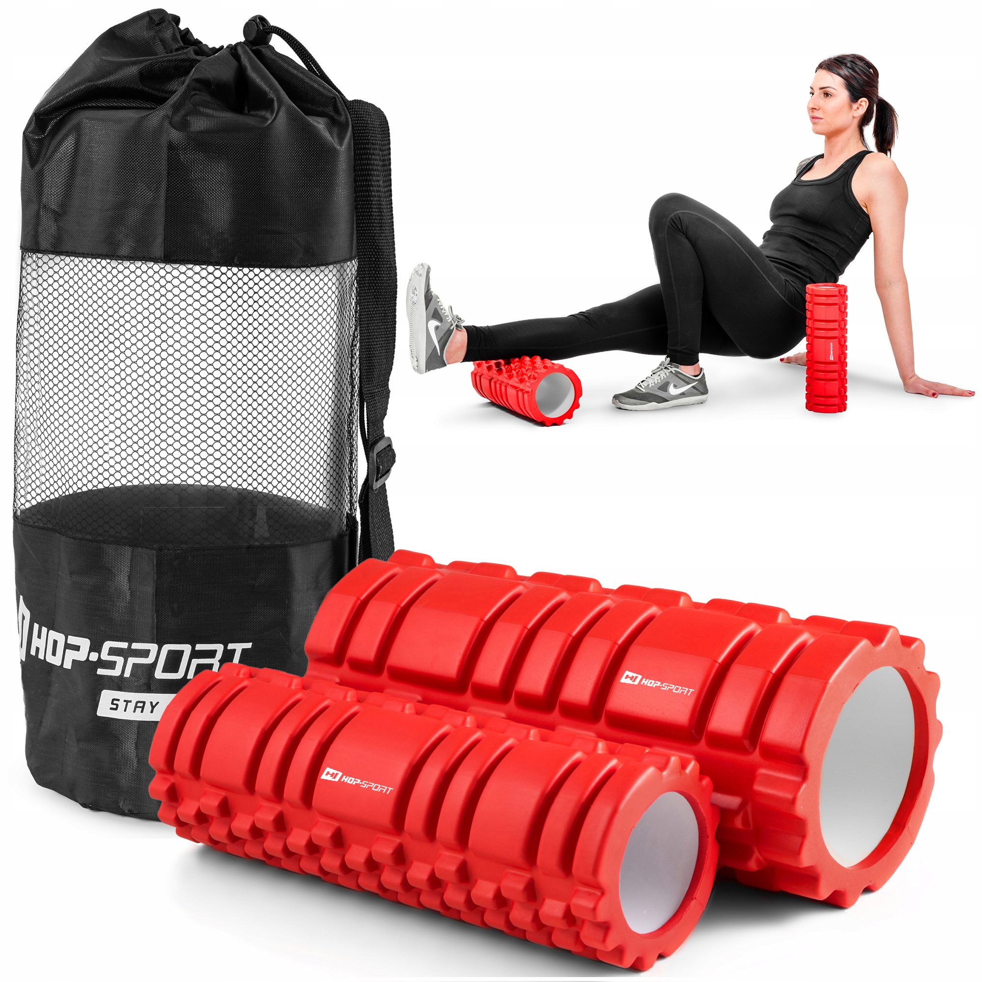 

Wałek Roller do masażu Crossfit Fitness Eva 33cm