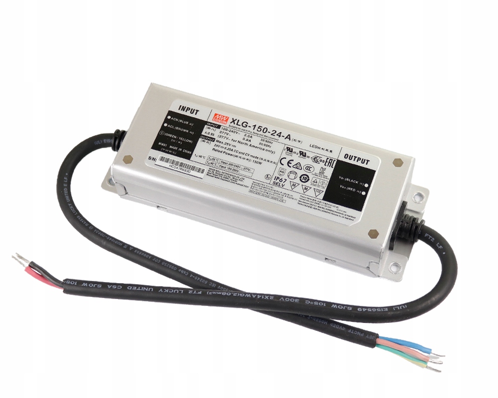 Zasilacz LED 24V 150W Mean Well XLG-150-24