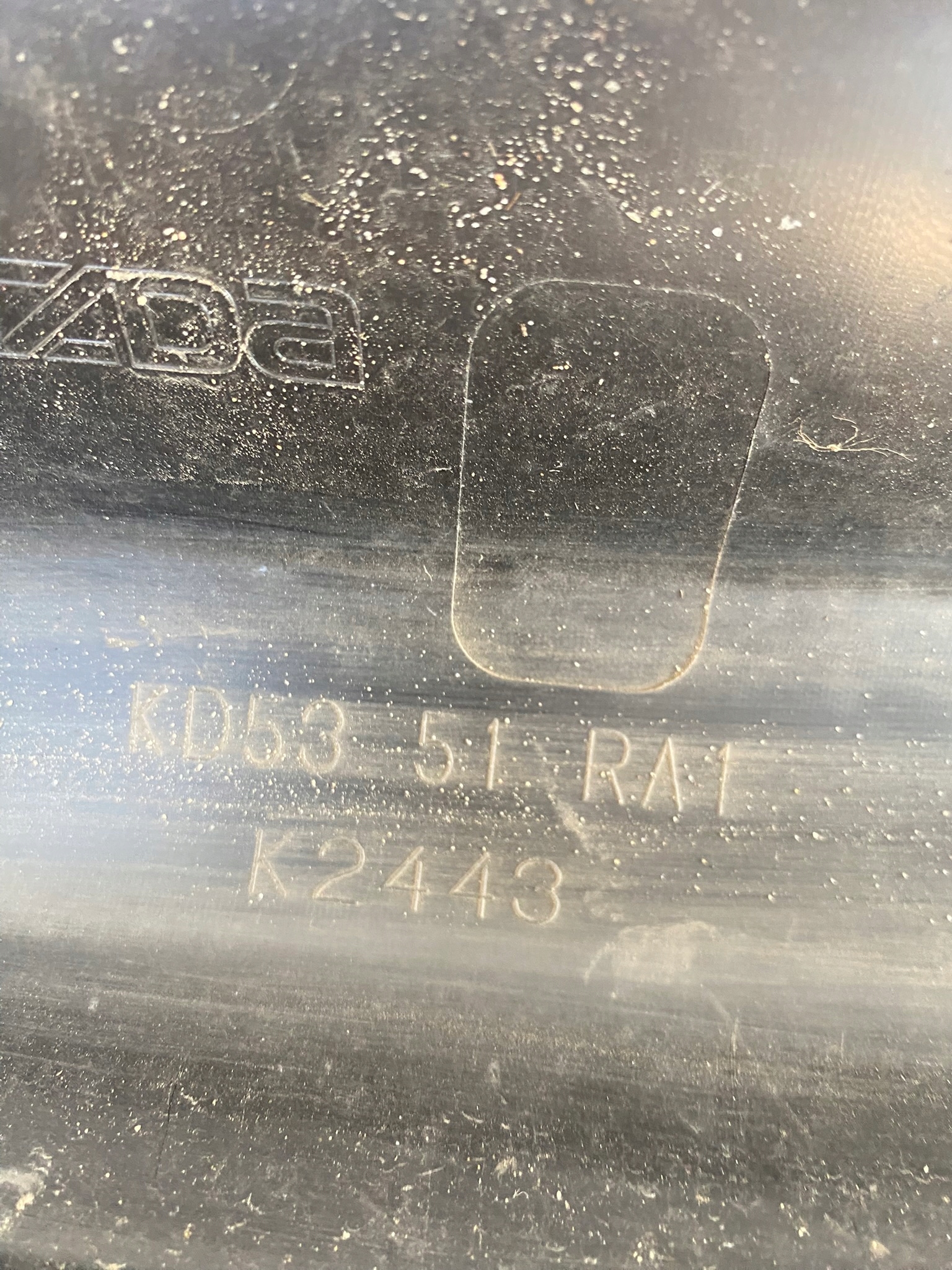 MAZDA CX5 CX-5 and 11-17 moulding door right front KD5351RA1