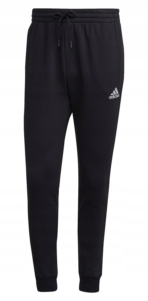 Kalhoty Adidas Essentials Fleece Regular Tapered černé HL2236 vel. S