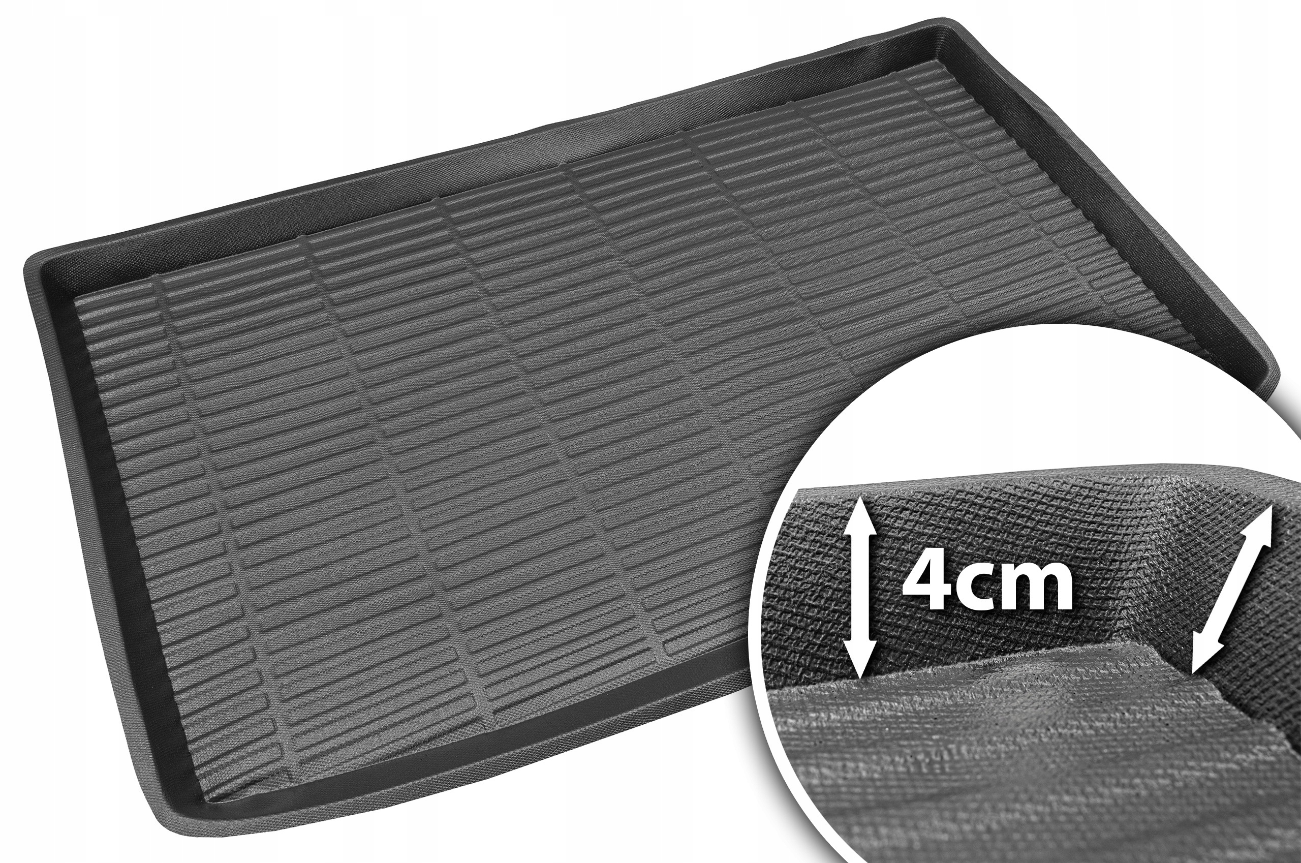 Kia Stonic (górna podłoga) Crossover 2017- Wkład do bagażnika LUCKY3D