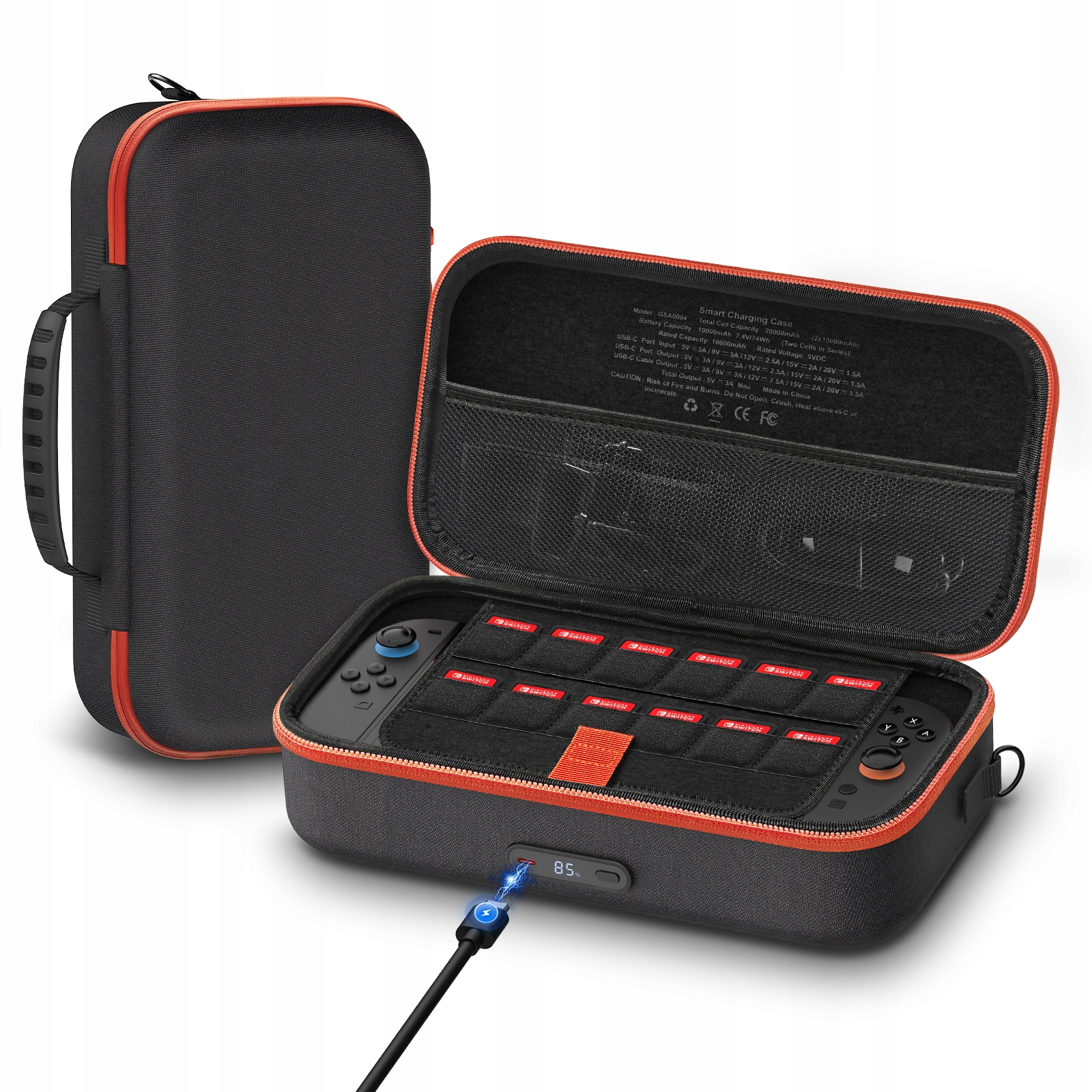Etui Futerał ładujące do Nintendo Switch 2 20000 mAh Powerbank Case