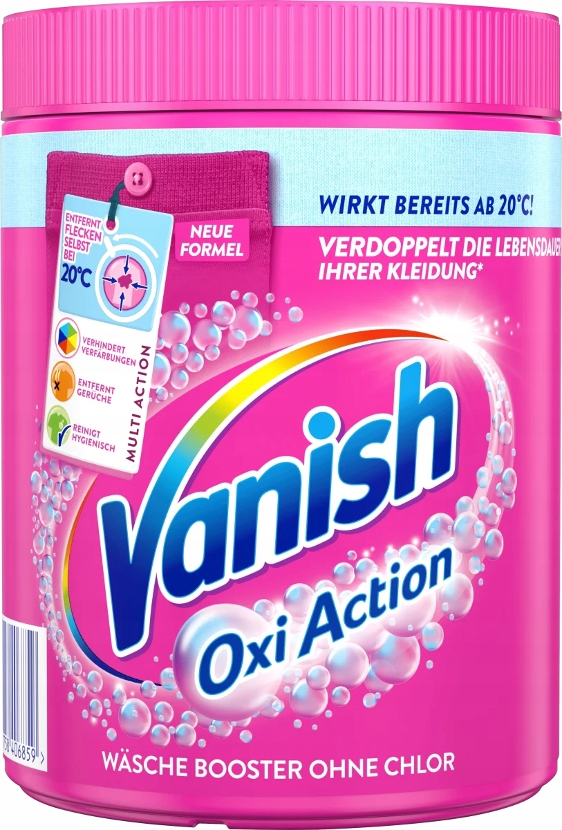 Vanish Oxi Action odstraňovač skvrn v prášku bez chlóru! 1,125 kg