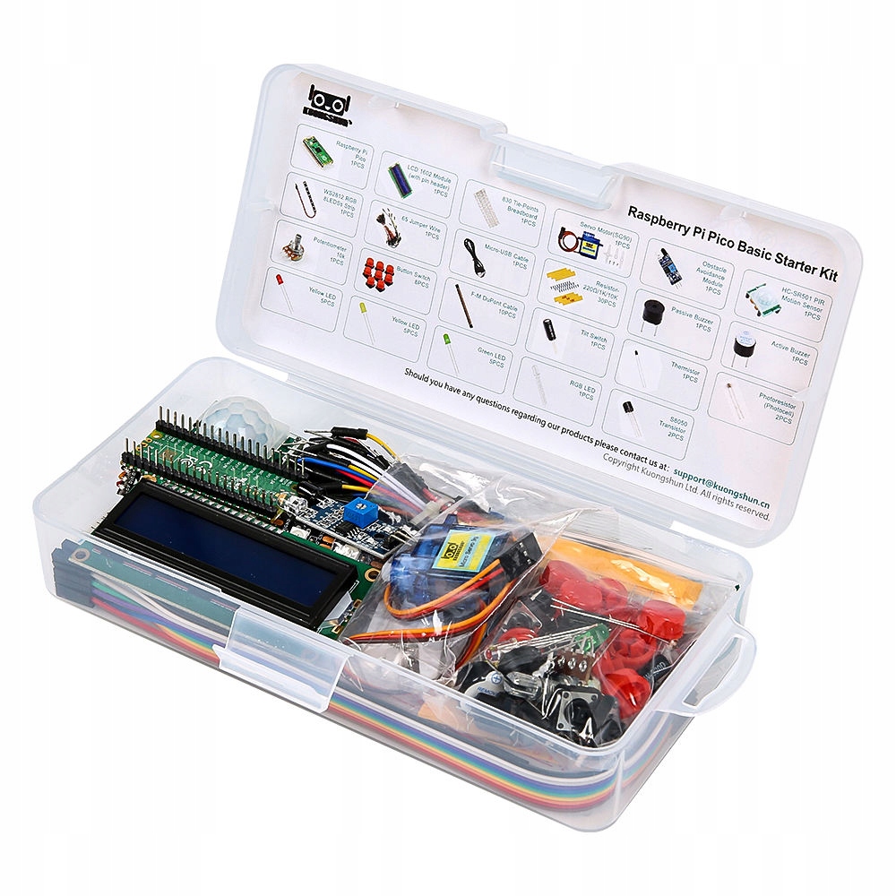 ProRock Starter Kit RP2040 10+ Komponent Breadboard Prototyping