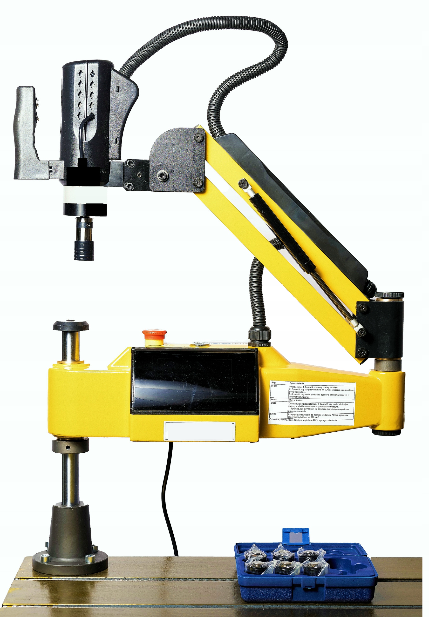 PRZEMYSŁOWE Ramię do gwintowania gwinciarka PROline M3-M16 660W CNC