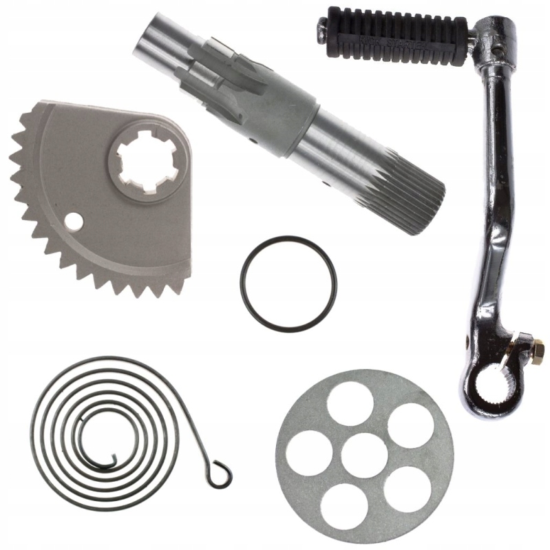 Kompletný nožný štartér WSK125 motor S01 kpl. Duells valec plukovník Hq