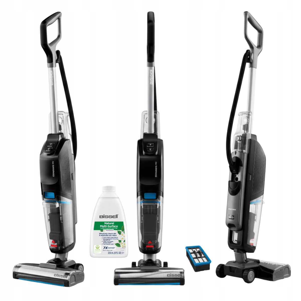 Odkurzacz pionowy Bissell CrossWave HF2 Select 3847N Sieciowy 340W Płyn