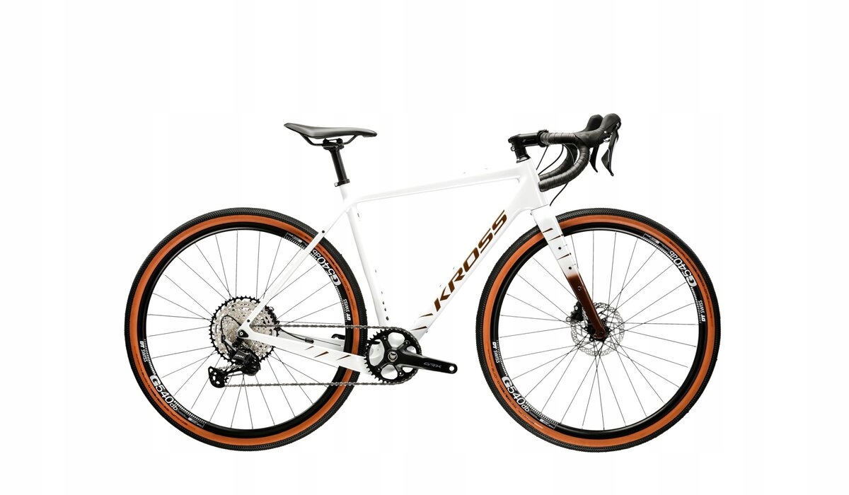 Rower gravel Kross Esker 7.0 rama M 20 cali koło 28 " biały kolekcja 2025