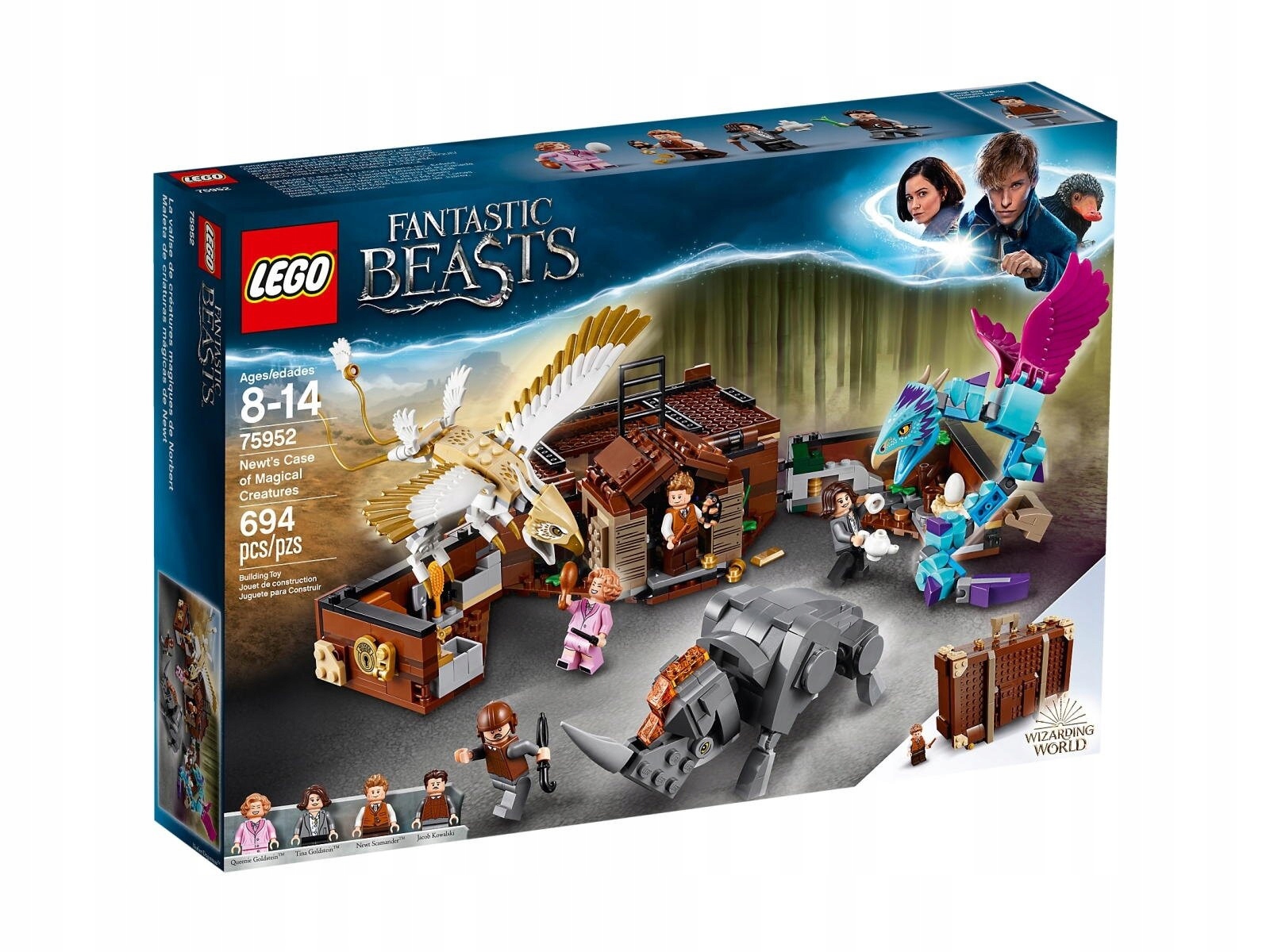 Lego Fantastic Beasts 75952 Kufřík Newta s kouzelnými stvořeními Nové