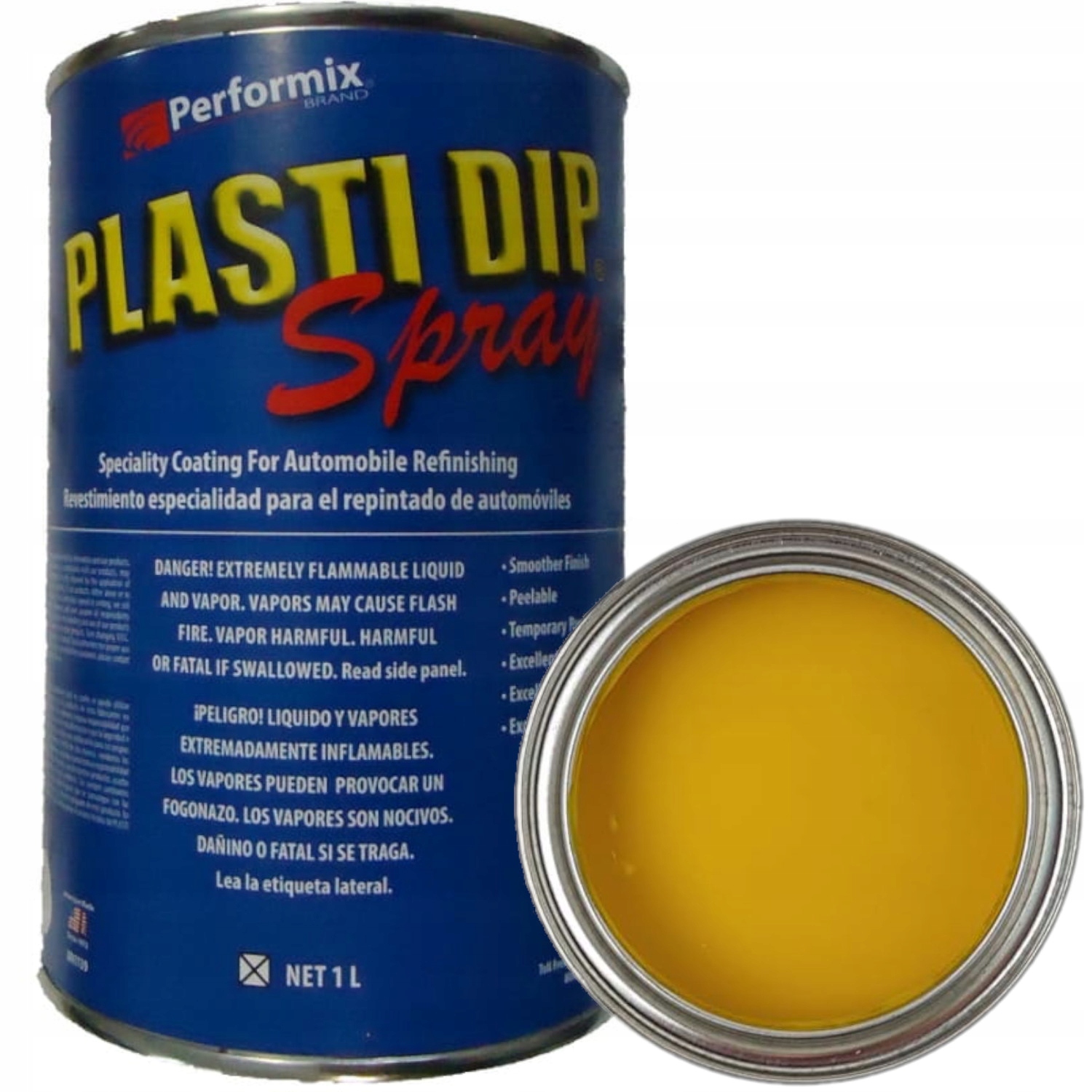 Plasti Dip 1L Připraven k malování pistolí Žlutý PlastiDip