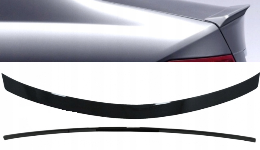 MM-MB212561QE - Спойлер Элерон Mercedes C W204 черный глянец