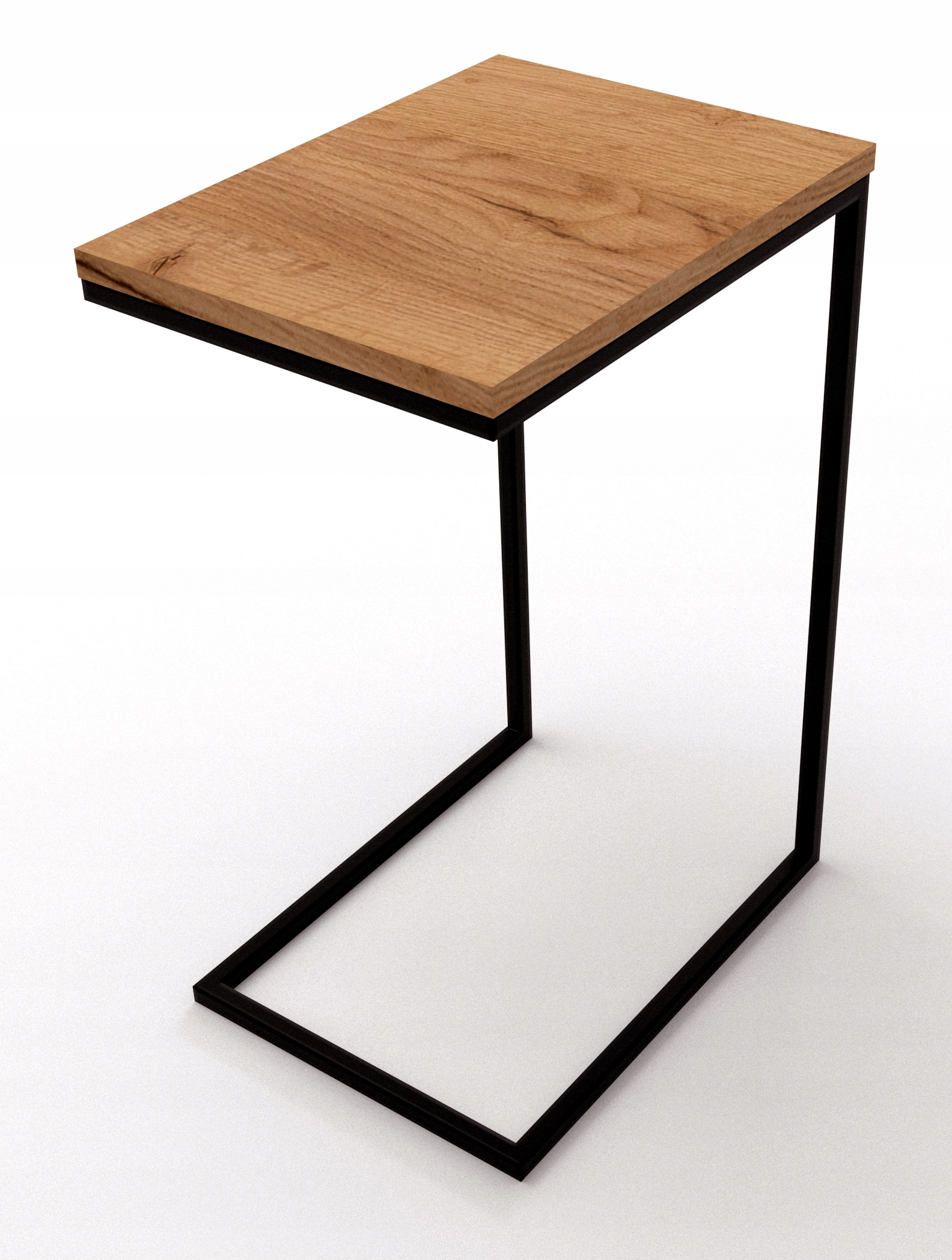 STOLIK POMOCNICZY NA LAPTOPA METALOWY KAWOWY LOFT