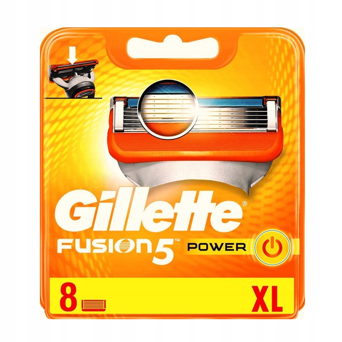 Gillette Fusion 5 Power náplň do strojku 8 ks