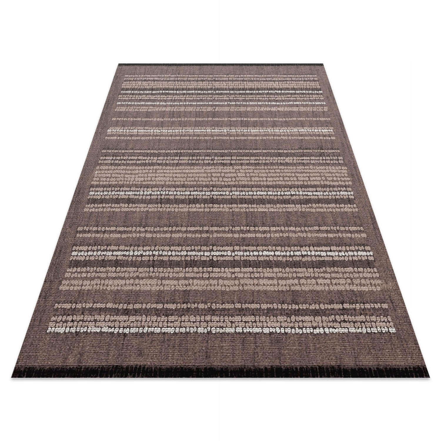 Terasový Koberec z Pvc vinylu do zahrady a na balkon, vzor tkanina 80x120