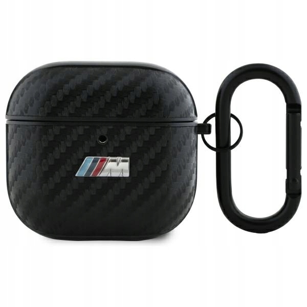 Etui Do Airpods 4 Bmw Pu Carbon M Collection Czarne Cover Futerał Pokrowiec