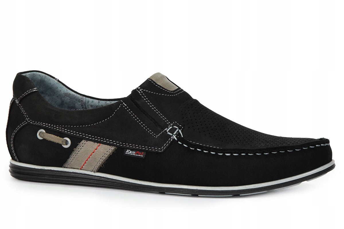 

Buty męskie skórzane czarne KamPol wz53/3 r.45