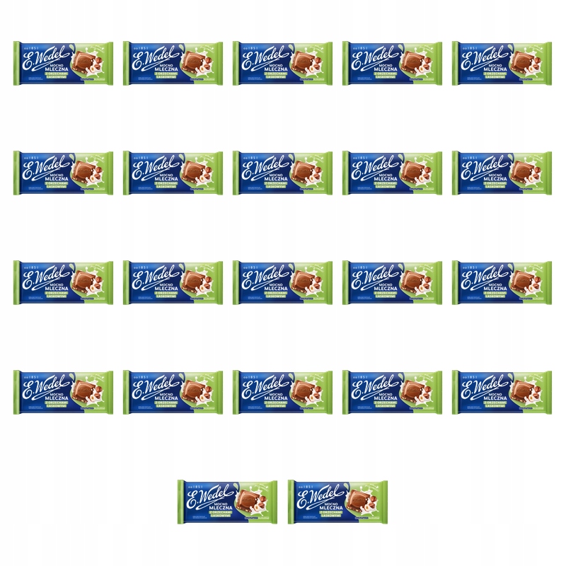 E.Wedel Čokoláda s kousky lískových oříšků 80 g X22