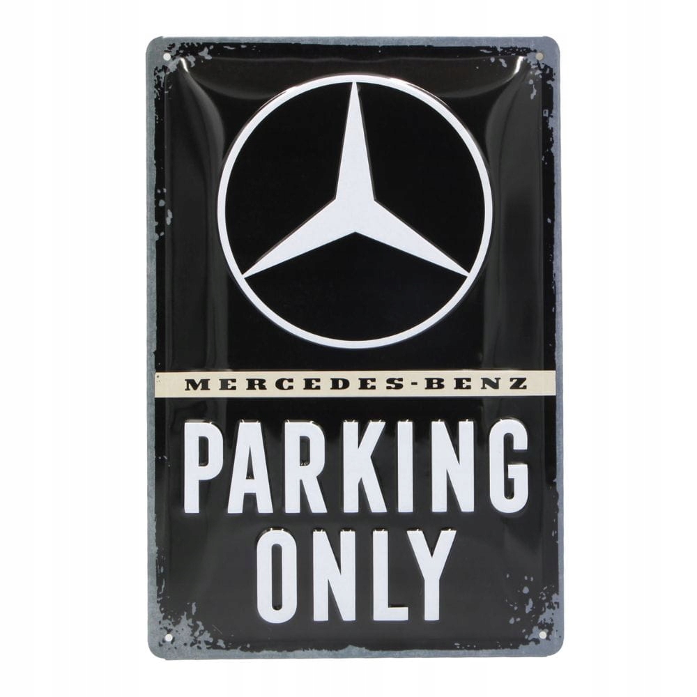 Tablica Czarna Mercedes-benz Parking Only B66057489