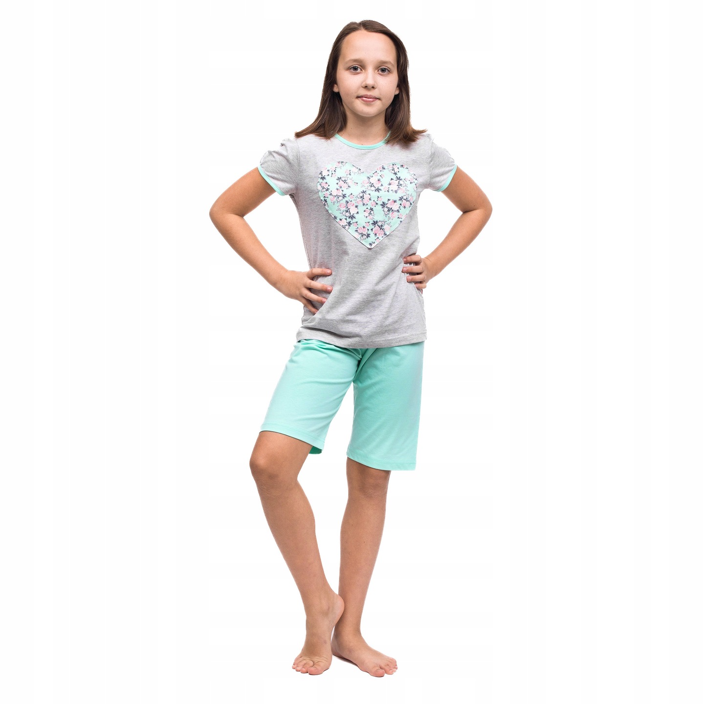 

Komplet Piżama dziewczęca 146 rozm 100% bawełna