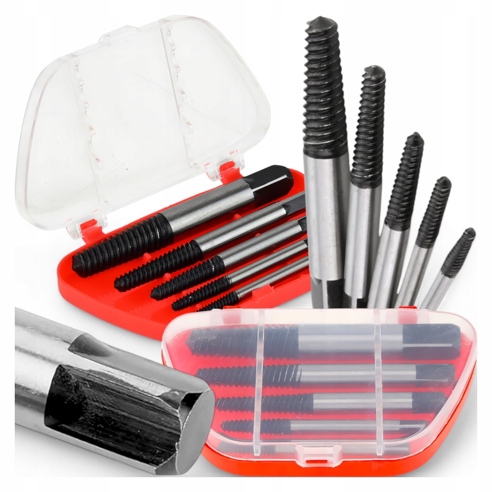 Wykrętaki Do Zerwanych Urwanych Śrub 5 Szt Zestaw Wykrętaków