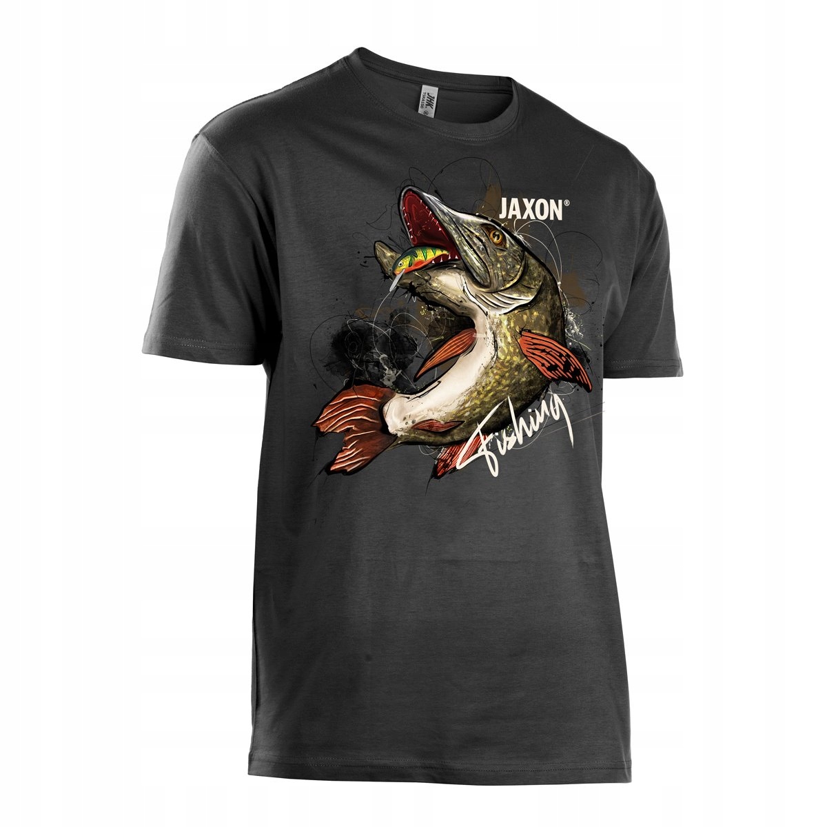 KOSZULKA JAXON NATURE CZARNA SZCZUPAK rozm. XXL Kod producenta UR-KC002XXL