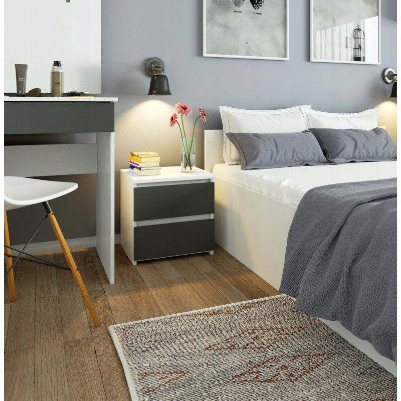 SZAFKA NOCNA do SYPIALNI SALONU POKOJU 40x35x40cm komoda szafka szuflady Marka inna