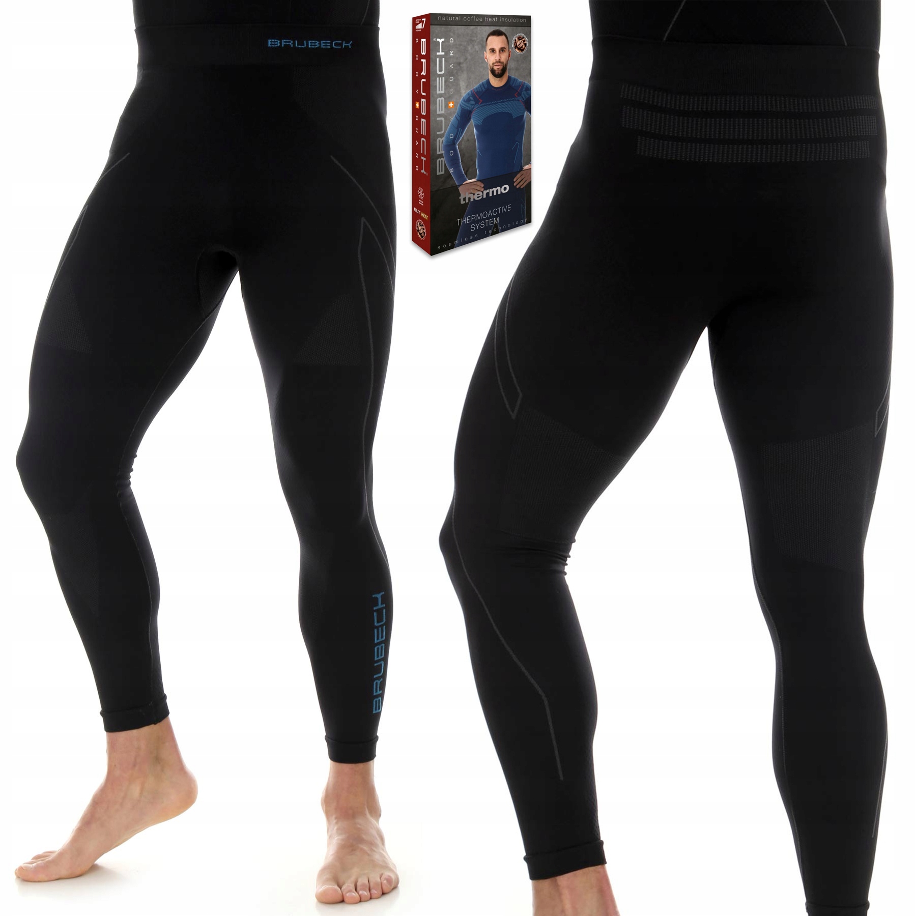 Pánské Termoaktivní zimní lyžařské legíny Brubeck Thermo M