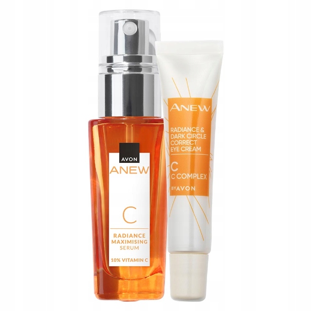 AVON ANEW ZESTAW KOSMETYKÓW SIŁA WITAMINY C SERUM + KREM POD OCZY