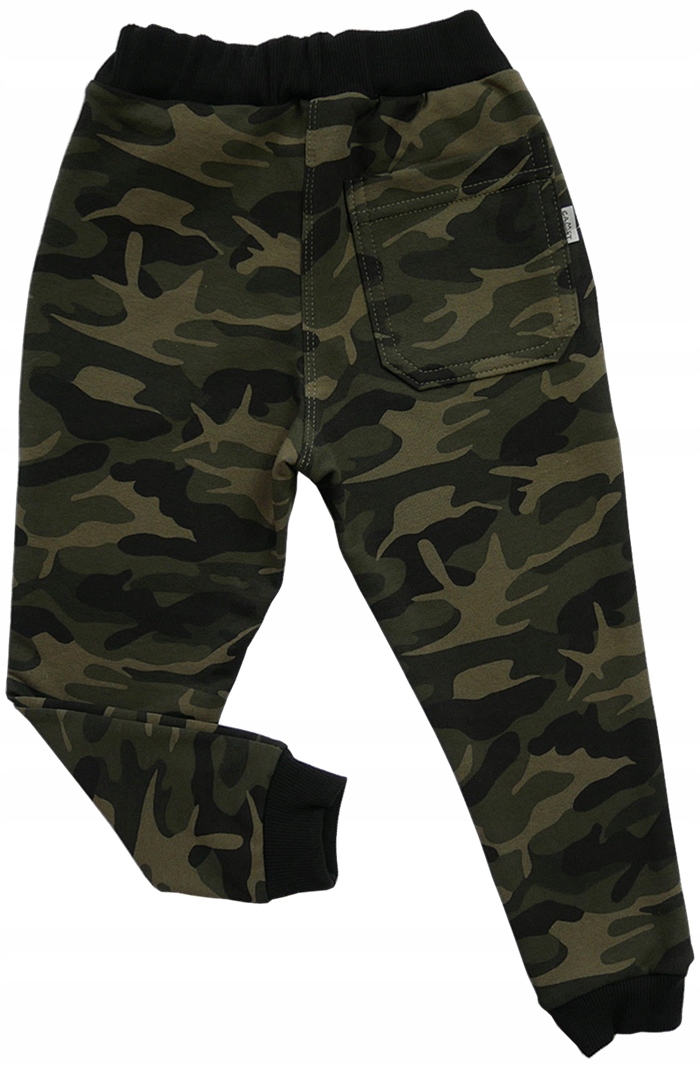 Spodnie dresowe chłopięce MORO wojskowe bawełniane kieszenie slim GAMET 134 Marka GAMET