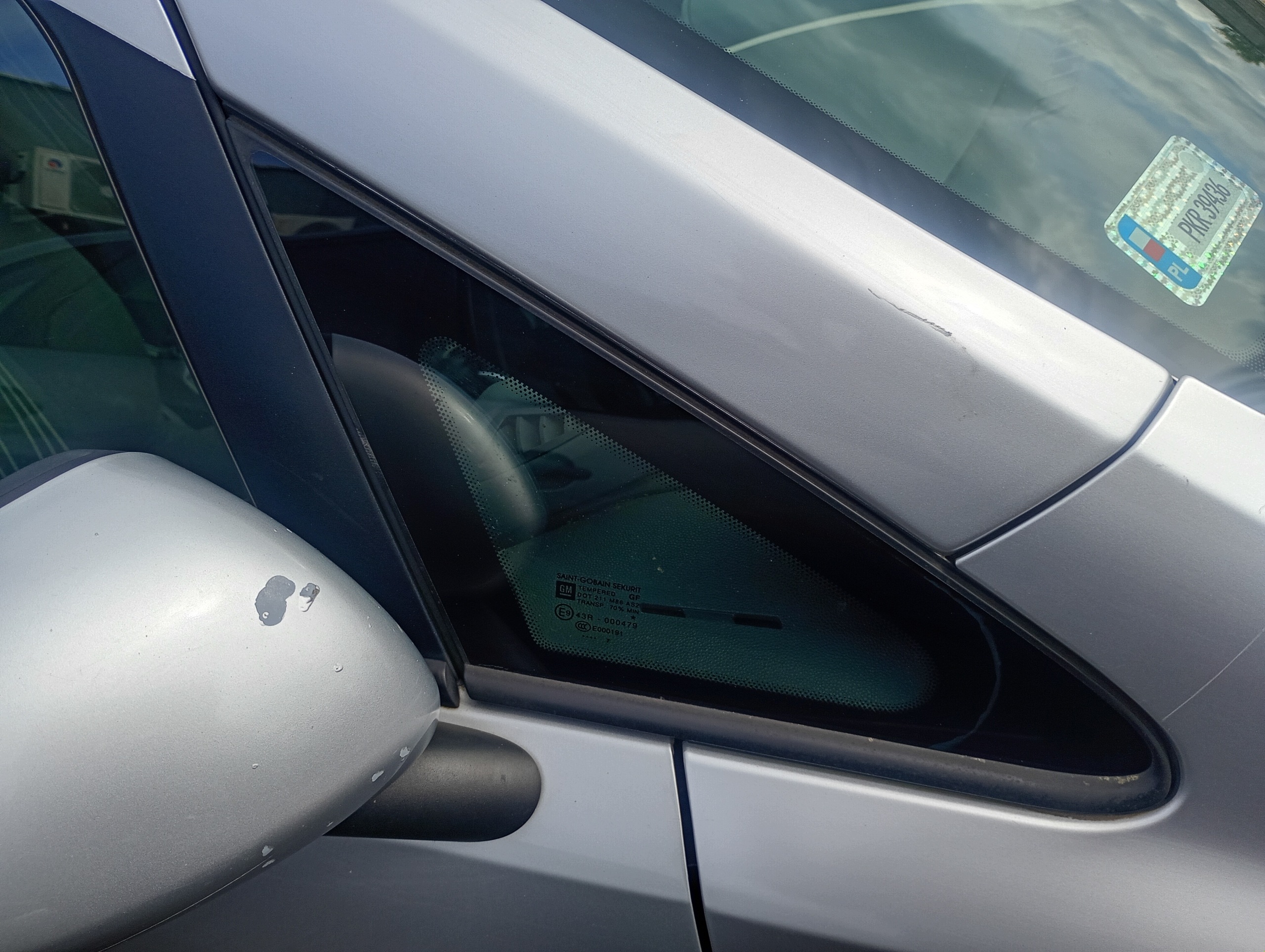 window side bodywork right front OPEL CORSA D 06-14
