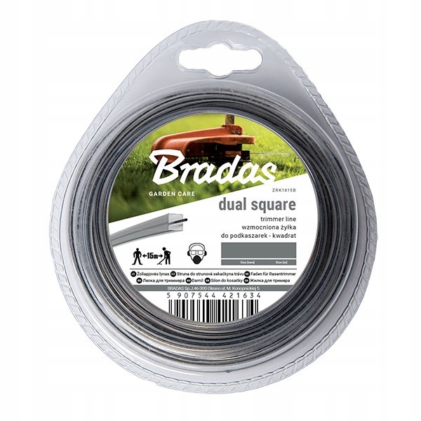 

Żyłka Ripper Dual, kwadrat, blister 1,6x15m