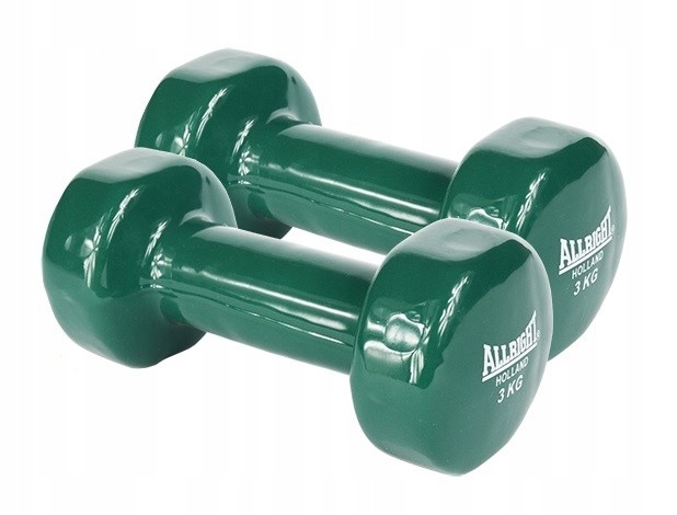 

Zestaw hantli ciężarki hantelki winylowe 2x3 kg