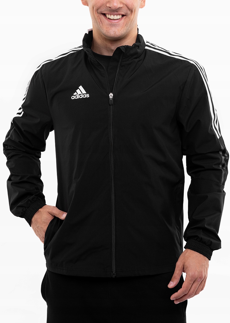 Pánská bunda adidas Tiro 21 Přechodná jarní větrovka černá vel. S
