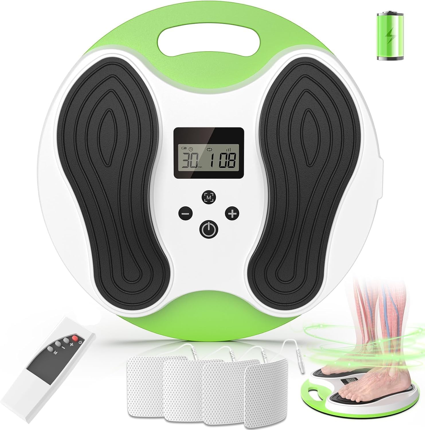 Stymulator Krążenia Nóg i Stóp Masażer Ems Tens 4w1 Ulga w Bólu Medic