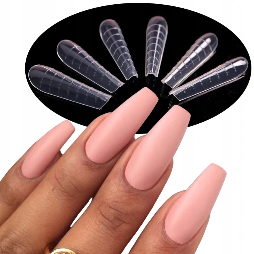 FORMY TIPSY DO ACRYLGEL BALERINA 100 SZT FLEXY GEL