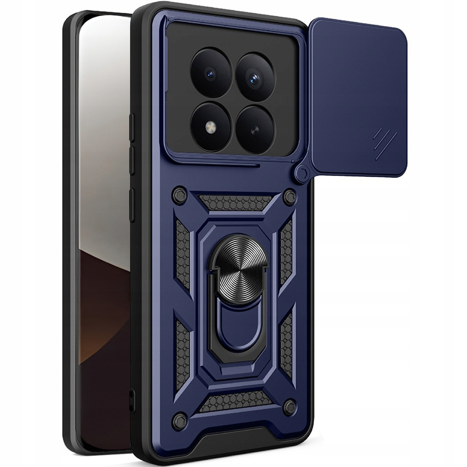 Techsuit etui Xiaomi Redmi Note 15 Pro+ 5G Poco M8 Pro 5G niebieskie